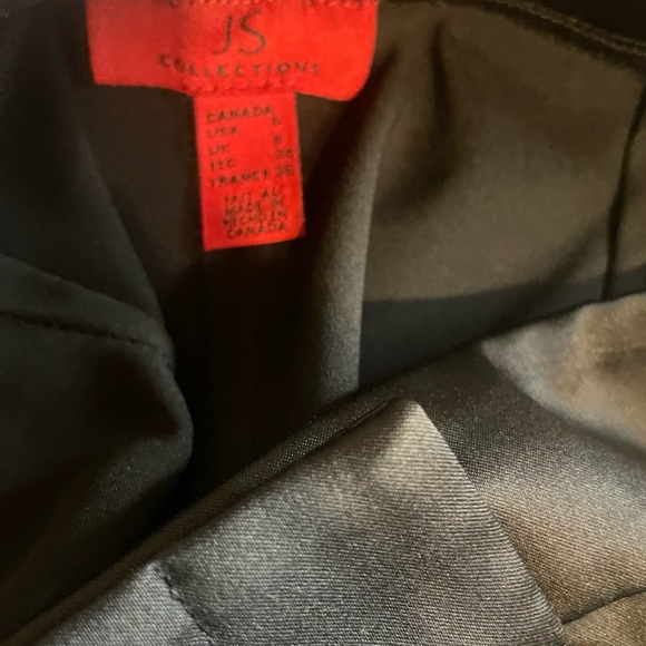 JS Collection Black satin pants size 6 NWT - Picture 7 of 12